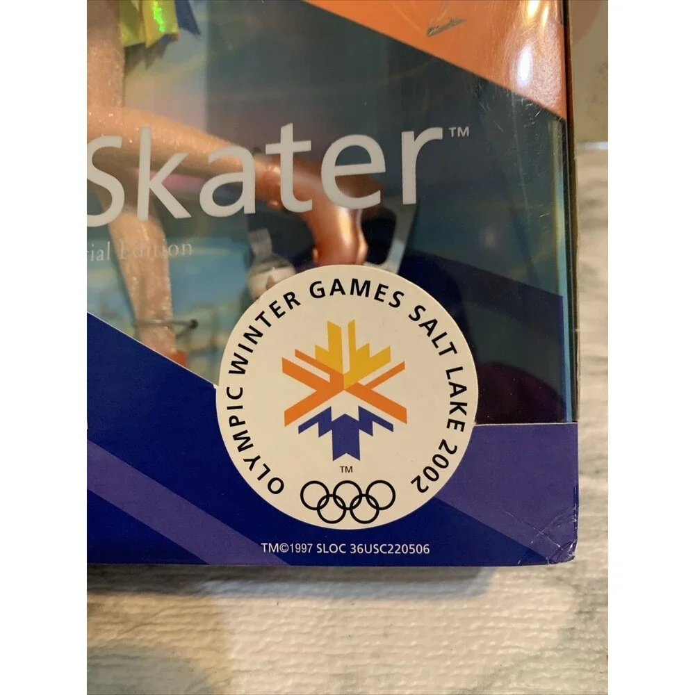 Vintage 2002 Star Skater Barbie #53375 Olympic Winter Games Salt Lake - NIB